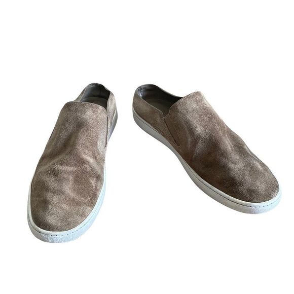 Vince Suede Verrell Slip On Beige Sneaker Size 8 - Picture 4 of 8
